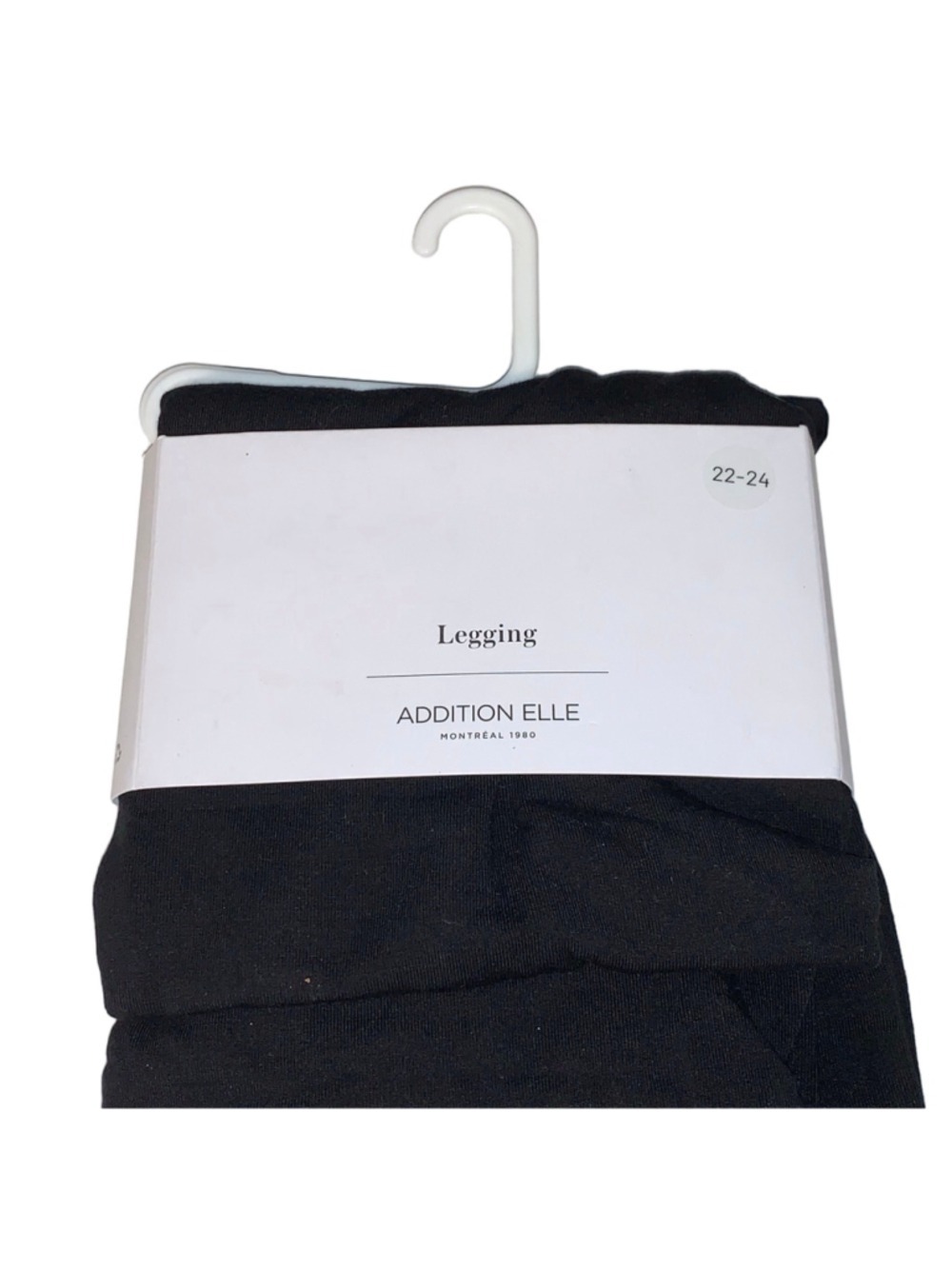 Women's Addition Elle Black Plus Size 22/24 Leggings